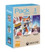 Pack Fnac 3 jeux Famille Xbox One Rush Une aventure Disney Pixar + Super Lucky's Tale + Disneyland Adventures
