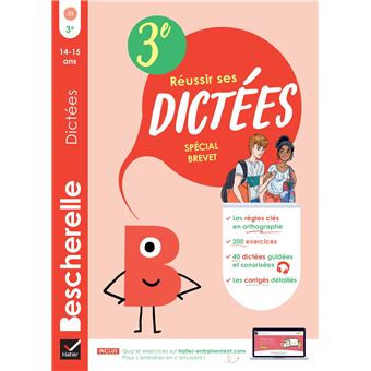 Bescherelle Dictees 3e Cahier D Orthographe Et De Dictees Cartonne Nora Nadifi Achat Livre Ou Ebook Fnac