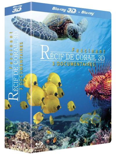 Fascinant récif de corail 3D Coffret 3 Blu-Ray