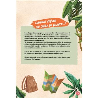 Cahier de jeux - Mission survie : plus de 110 jeux pour s'amuser avec Pi-Wan !