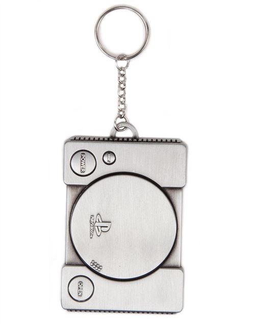 PLAYSTATION-METAL KEYCHAIN CONSOLE
