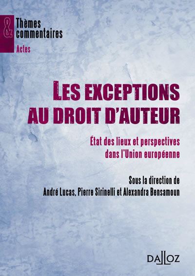 Les exceptions au droit d'auteur