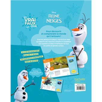 LA REINE DES NEIGES 2 - Les Vrai / Faux avec Olaf - La science avec Olaf en 100 questions ! - Disney
