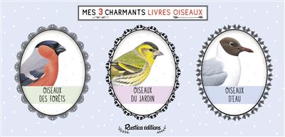 Mes 3 charmants livres oiseaux - Guilhem Lesaffre - Coffret