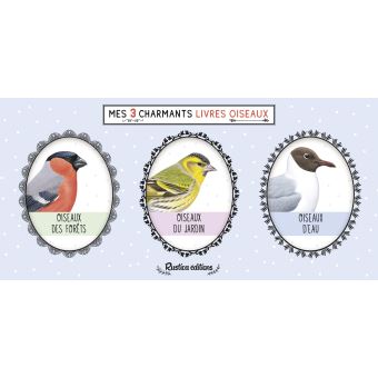 Mes 3 charmants livres oiseaux