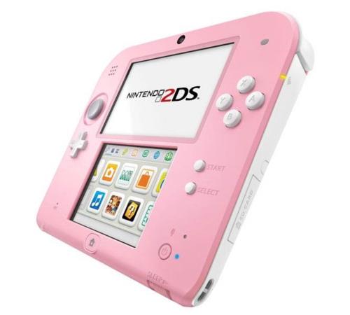 NINTENDO 2DS PINK + WHITE MIX -