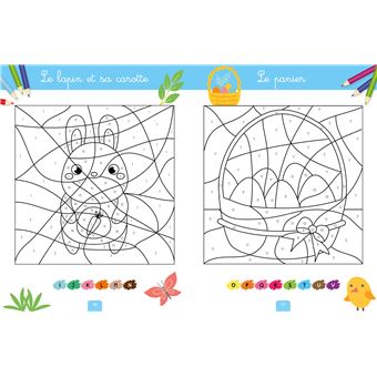 Mes coloriages magiques du printemps et de Pâques - Lettres