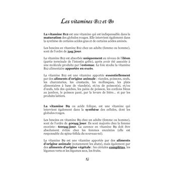 Quelle alimentation pour l'anémie ?