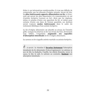 Quelle alimentation pour l'anémie ?