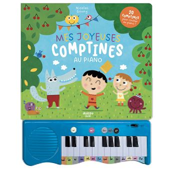 Mon livre piano - mes joyeuses comptines au piano