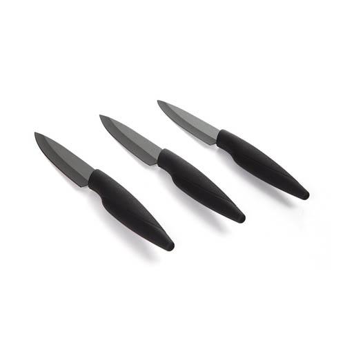 Set de 3 Couteaux En Céramique Noir - TCC - CHROMA