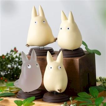 Statue Mon voisin Totoro Ghibli Totoro Blanc Marchant