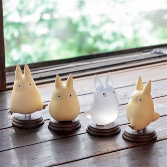 Statue Mon voisin Totoro Ghibli Totoro Blanc Marchant