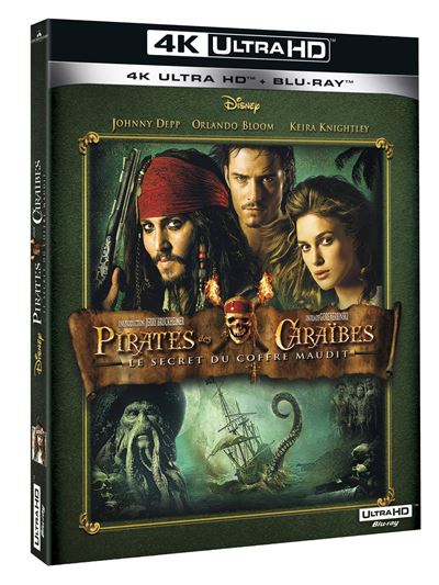 Pirates des Caraïbes 2 : Le Secret du Coffre Maudit Blu-ray 4K Ultra HD