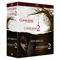 Coffret Annabelle 1 et 2 Conjuring 1 et 2 Blu-ray
