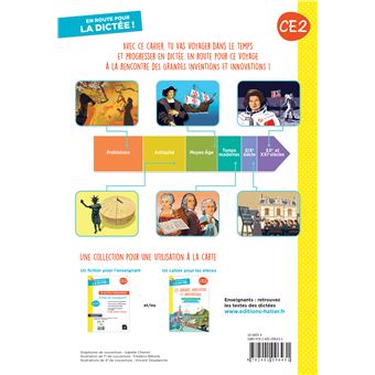 En route pour la dictée ! CE2 - Les grandes inventions et innovations - Ed. 2023 - cahier de l'élève