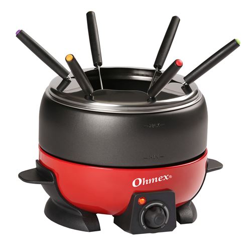 Fondue Ohmex OHM-FND-1000G 800 W Noir et Rouge