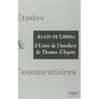 L'unité de l'intellect de Thomas d'Aquin