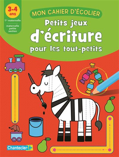 Mon cahier d'écolier (3-4 ans) écrire -  Collectif - broché