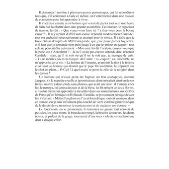 Candide ou l'Optimisme