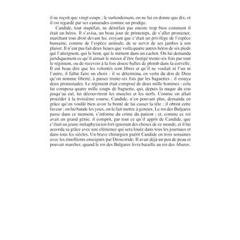 Candide ou l'Optimisme