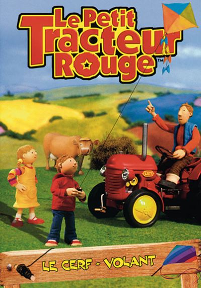 Petit tracteur rouge/le cerf volant/fr