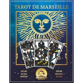 Ancien tarot de Marseille Grimaud ; coffret - Paul Marteau