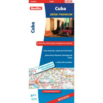 carte routiere cuba fnac Cuba Carte routière et touristique premium   broché   Collectif 