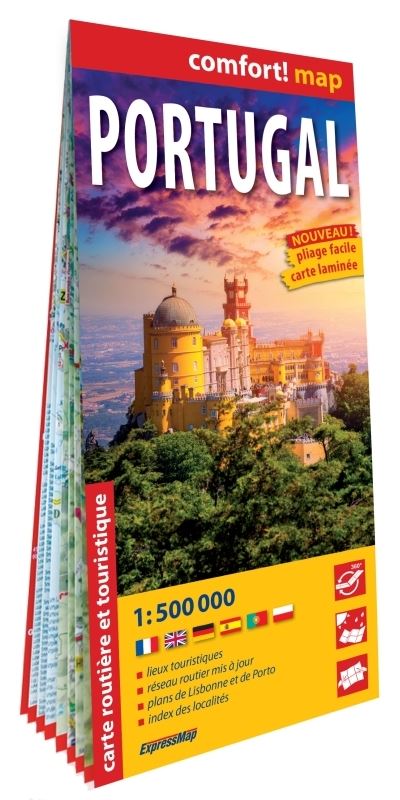 Portugal 1/500.000 (carte grand format laminée)