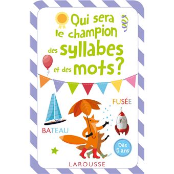 Qui sera le champion des syllabes et des mots ?