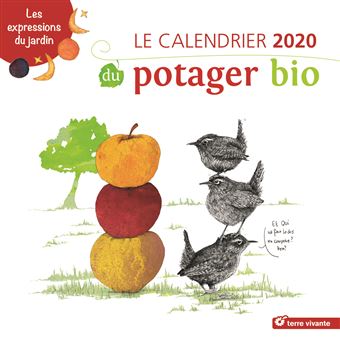 Le calendrier 2020 du potager bio