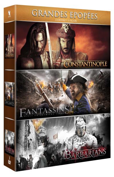 Coffret Grandes épopées 3 films Edition limitée DVD