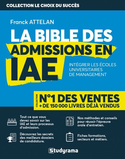 La bible des admissions en iae