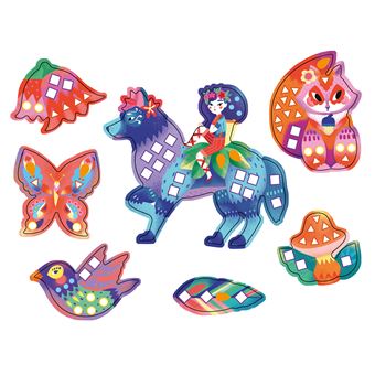 Attrape-rêves forêt enchantée - pochette avec accessoires