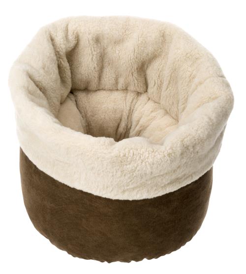 Comparer les prix de POUF Lit pour chat, en coton et fourrure synthétique, 45x45x35 cm