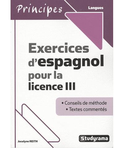 Exercices d'espagnol pour la licence III