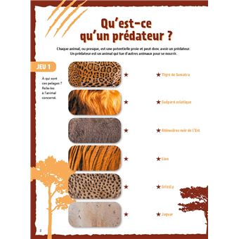 Mon cahier de jeux   Animaux redoutables (7+ avec stickers)