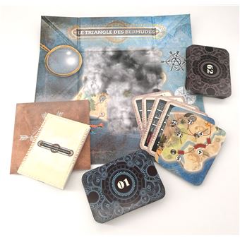 Boîte escape game Triangle des Bermudes