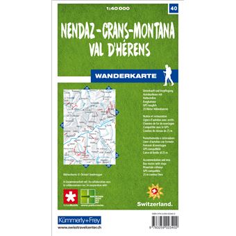 NENDAZ CRANS MONTANA VAL D'HERENS1:40'000