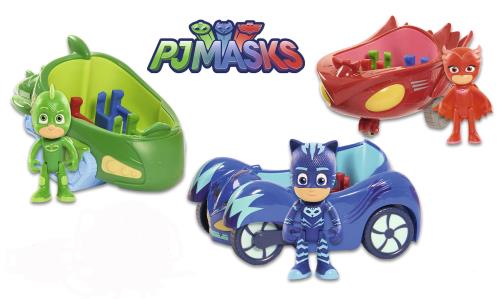 Véhicule Pyjamasques + figurine de 7,5 cm