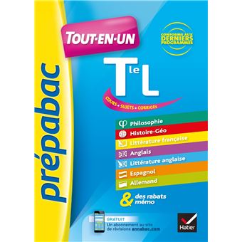 Prépabac Tout-en-un Tle L - 1