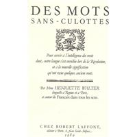 Des mots sans-culottes