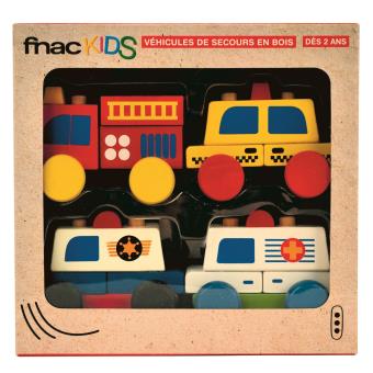 Véhicules secours en bois Fnac Kids - 1