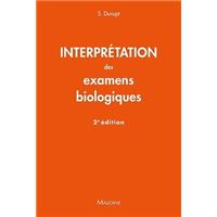 Interpretation des examens biologiques
