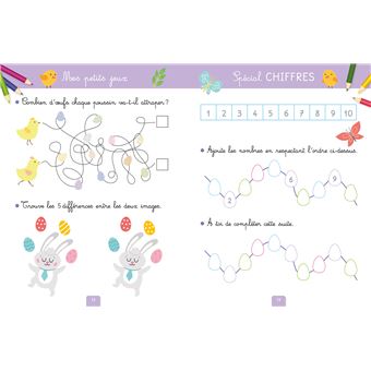 Mes coloriages magiques du printemps et de Pâques - Chiffres