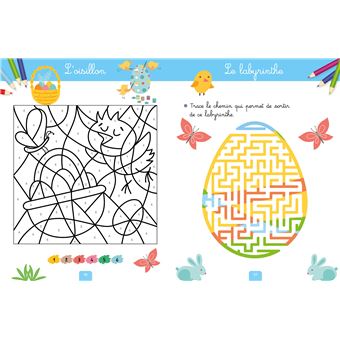 Mes coloriages magiques du printemps et de Pâques - Chiffres