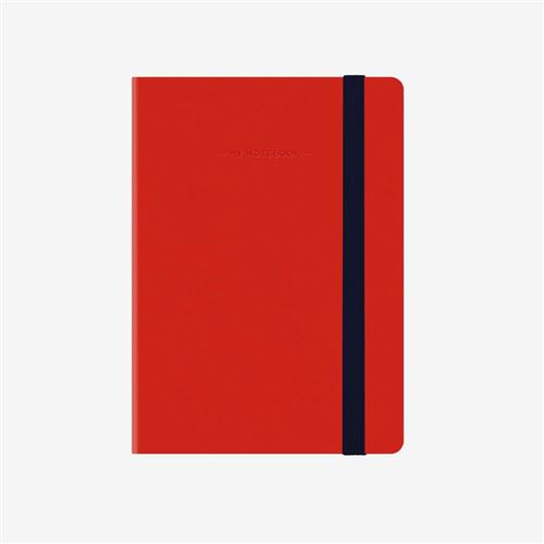 PLAIN NOTEBOOK - SMALL - RED 3X