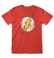 T-Shirt DC Comics The Flash Logo Rouge