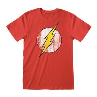 T-Shirt DC Comics The Flash Logo Rouge