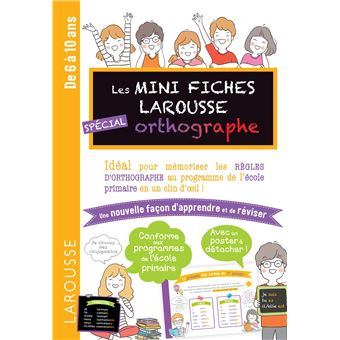 Mini Fiches d'orthographe